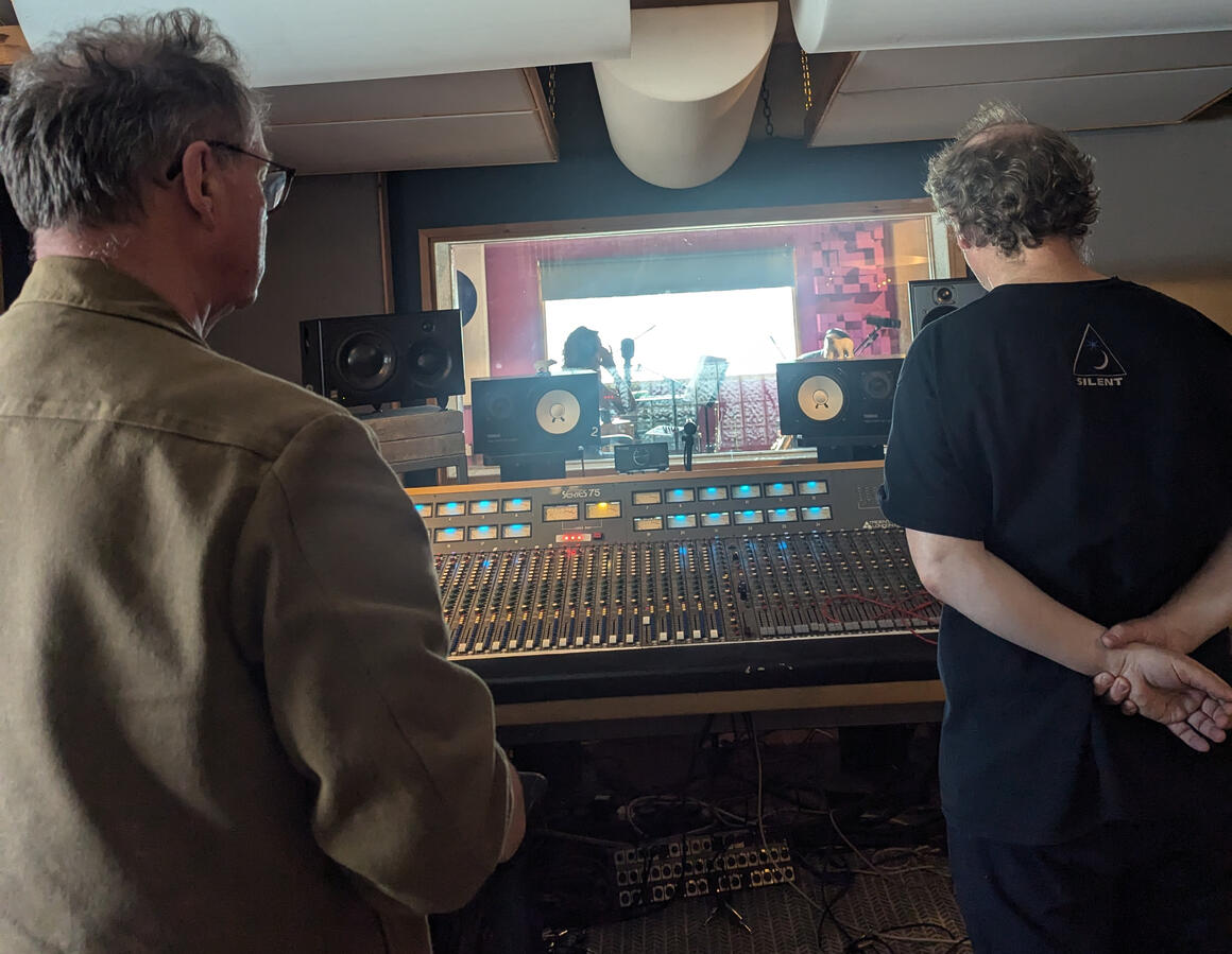 Martin Archer + Hilary Jeffery - recording session at J&amp;J Studio, Bristol
